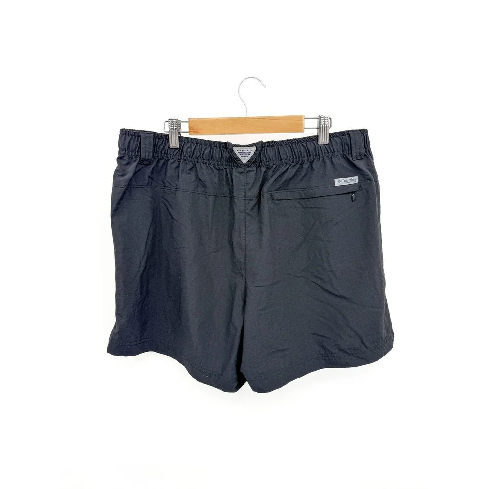 Columbia Water Short Womens XL Black Backcast PFG 5in Inseam Nylon UPF 50 FL0073 - Picture 4 of 8